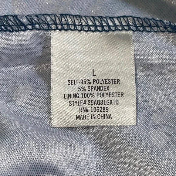 2/$30  Avery Velvet Flare Mini Spaghetti Strap Floral Surplice Dress Size Large - Picture 8 of 8